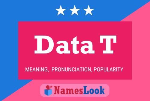 Data T Name Poster