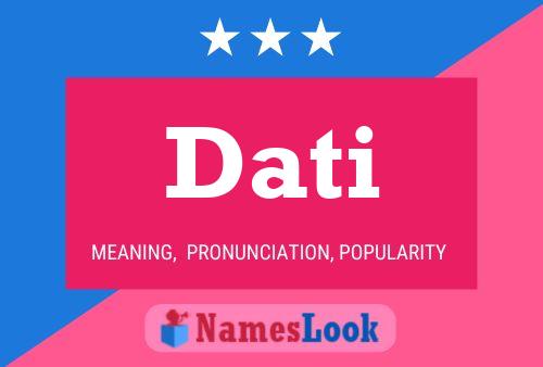 Dati Name Poster