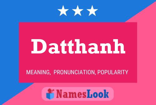 Datthanh Name Poster