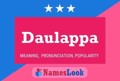 Daulappa Name Poster