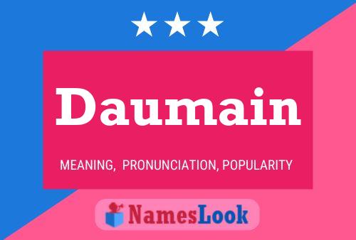 Daumain Name Poster