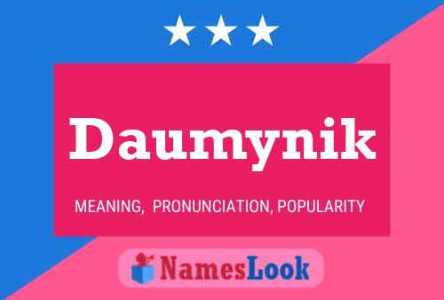 Daumynik Name Poster