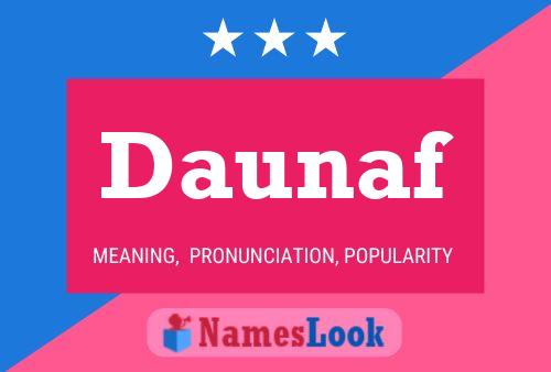 Daunaf Name Poster