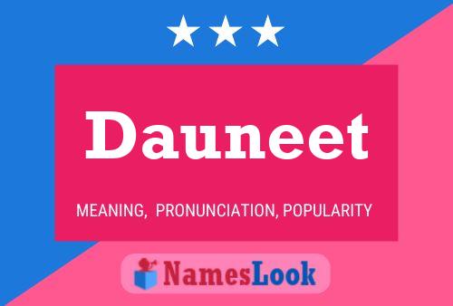 Dauneet Name Poster