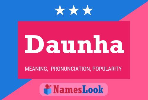 Daunha Name Poster