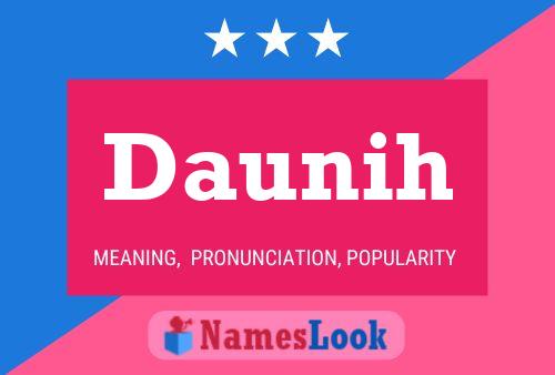 Daunih Name Poster