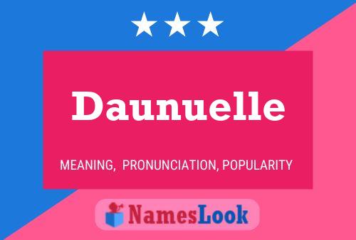 Daunuelle Name Poster