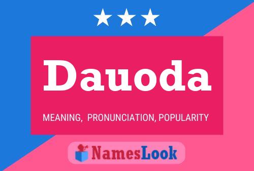 Dauoda Name Poster