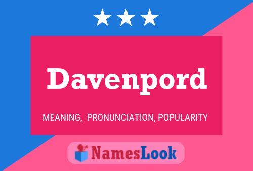 Davenpord Name Poster