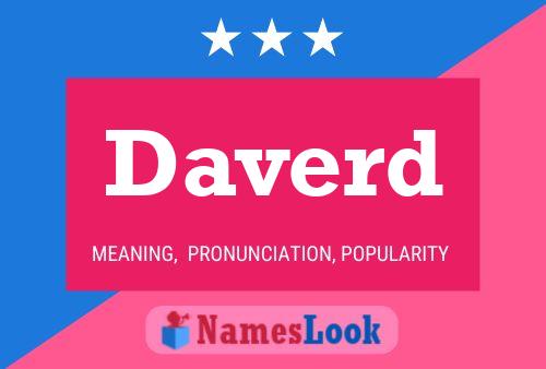 Daverd Name Poster