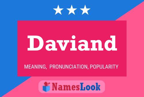 Daviand Name Poster