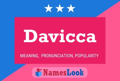 Davicca Name Poster