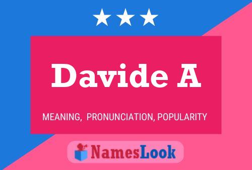 Davide A Name Poster