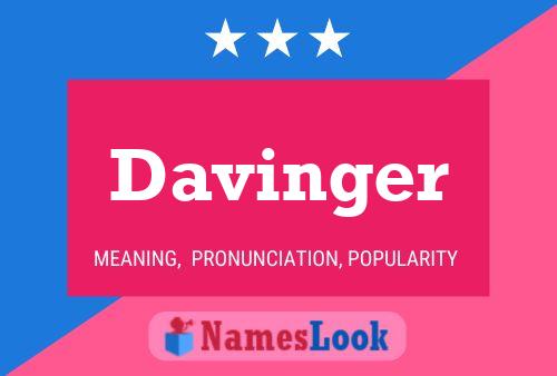 Davinger Name Poster