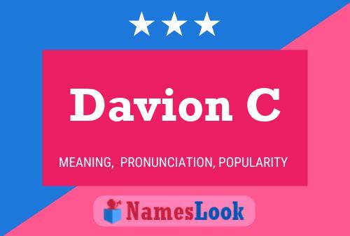 Davion C Name Poster