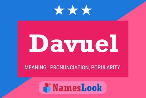 Davuel Name Poster