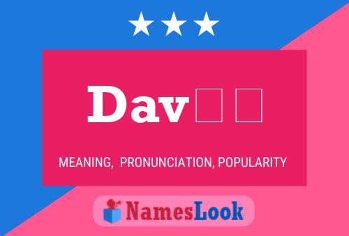 Davíð Name Poster