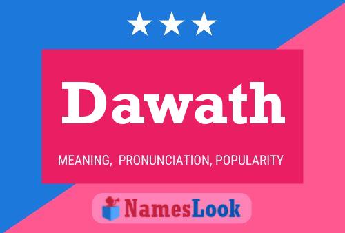 Dawath Name Poster