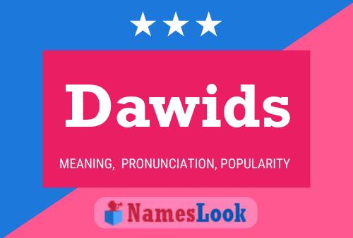 Dawids Name Poster