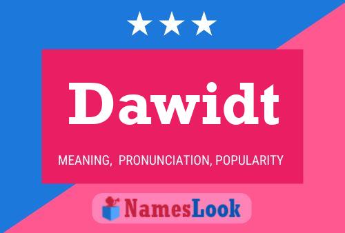 Dawidt Name Poster