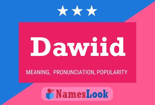 Dawiid Name Poster