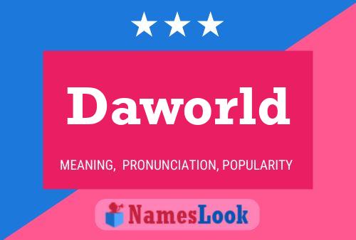 Daworld Name Poster