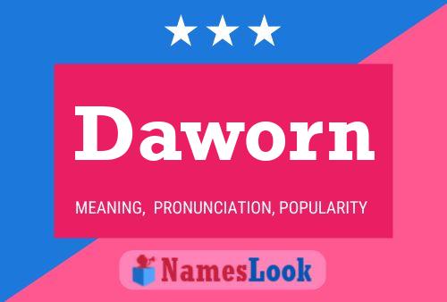 Daworn Name Poster