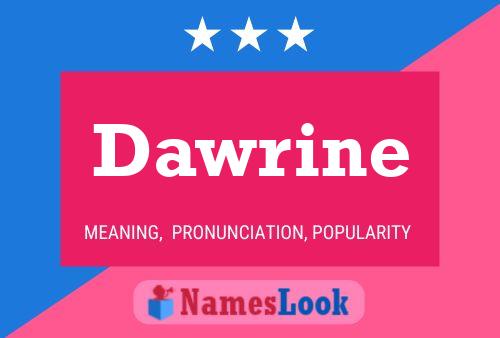 Dawrine Name Poster