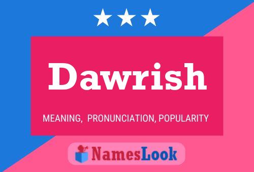 Dawrish Name Poster