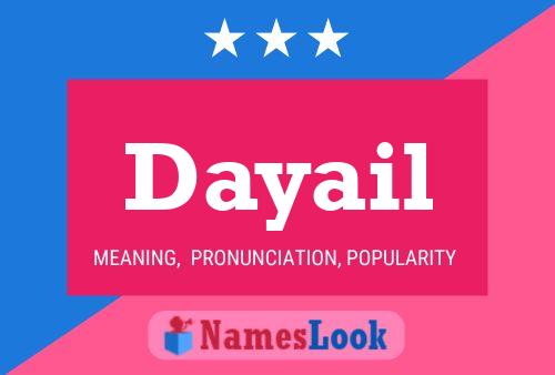 Dayail Name Poster