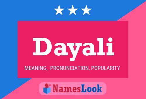 Dayali Name Poster