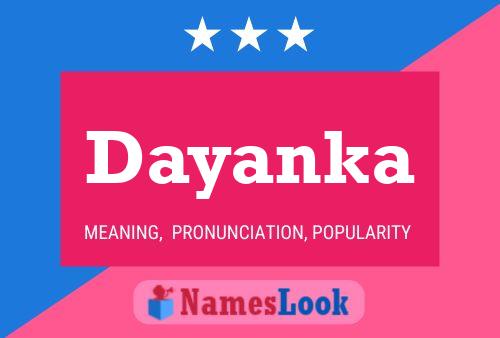 Dayanka Name Poster