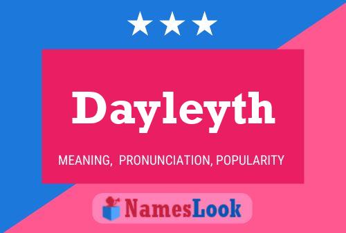 Dayleyth Name Poster