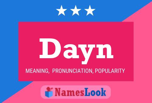 Dayn Name Poster