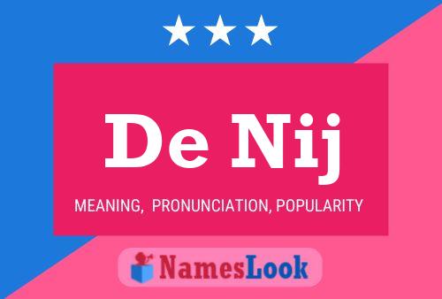 De Nij Name Poster