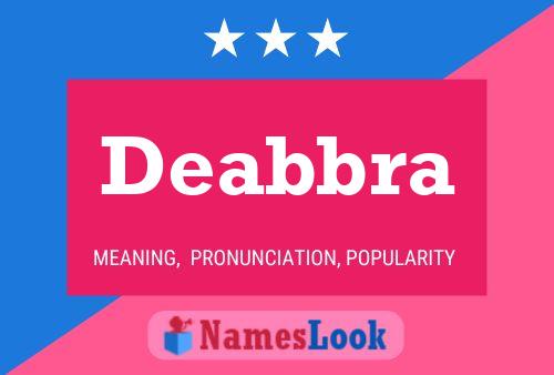 Deabbra Name Poster