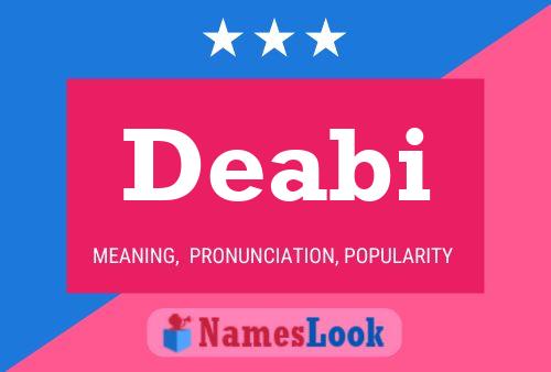 Deabi Name Poster