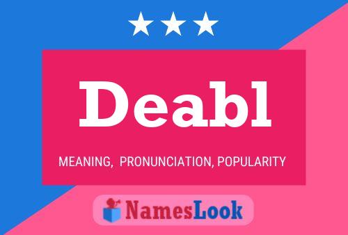 Deabl Name Poster