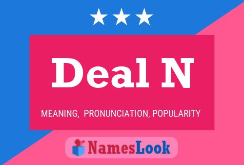 Deal N Name Poster