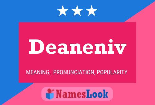 Deaneniv Name Poster