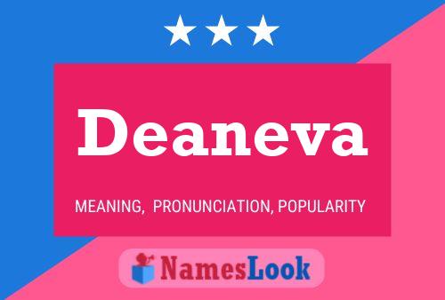 Deaneva Name Poster