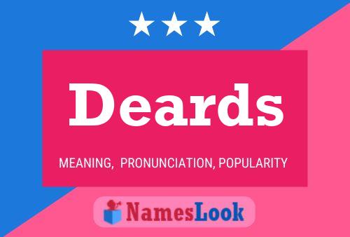 Deards Name Poster