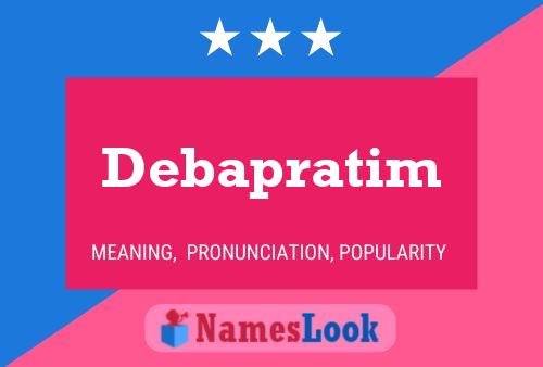 Debapratim Name Poster