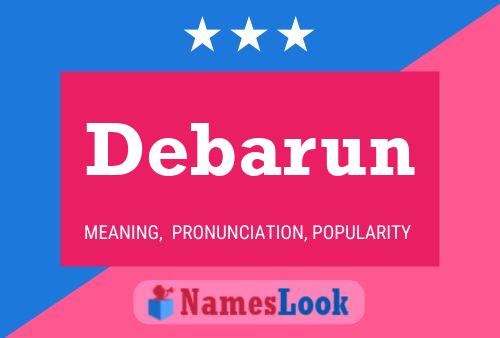 Debarun Name Poster