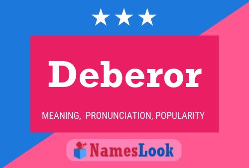 Deberor Name Poster