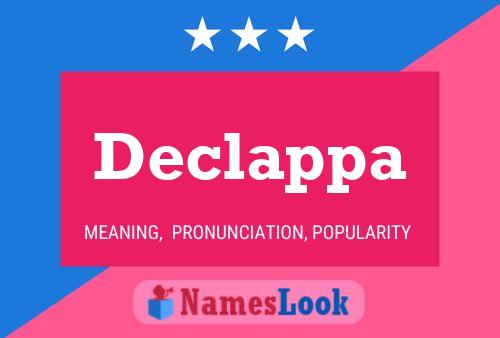 Declappa Name Poster