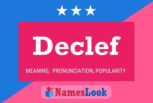 Declef Name Poster