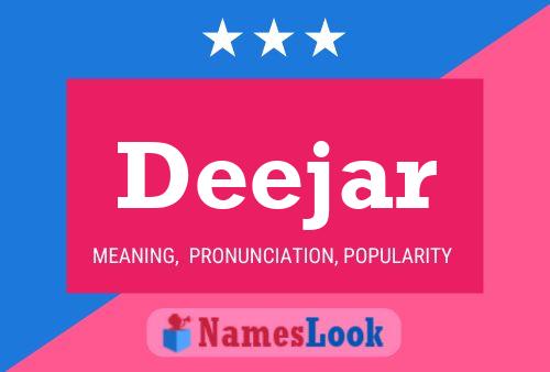 Deejar Name Poster