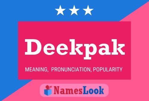 Deekpak Name Poster