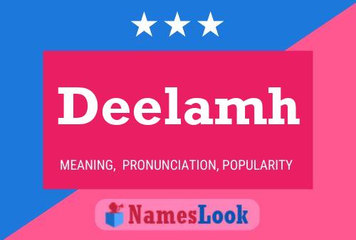 Deelamh Name Poster